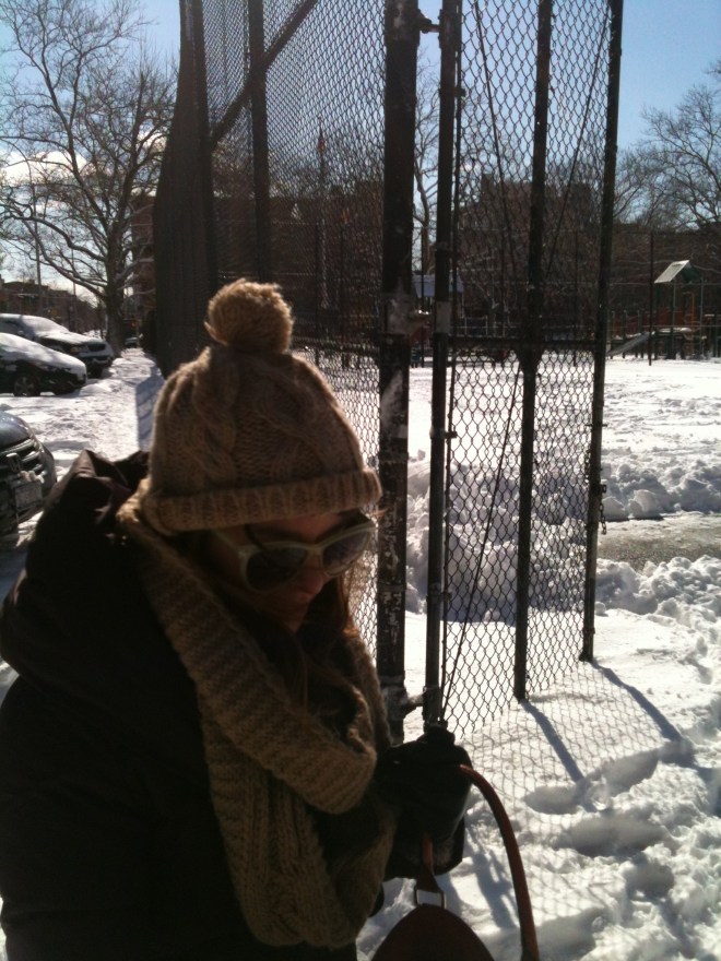 Pretending I'm too cool for the camera.