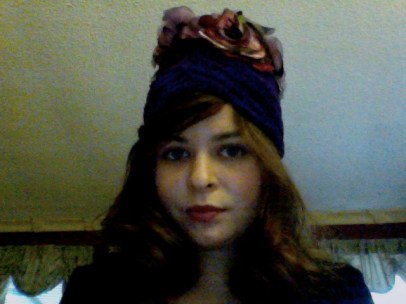 I should really look more excited. Do you see those flowers?!