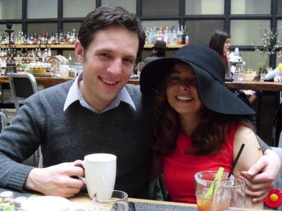 Floppy hats are fun for brunch.