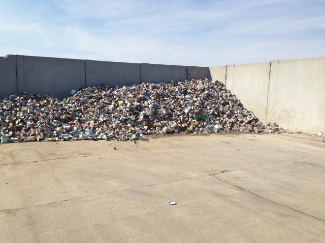 take out the recycling