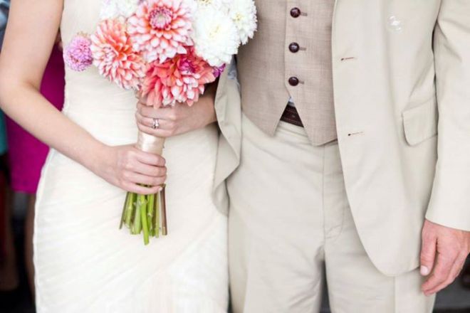 flowers and suit