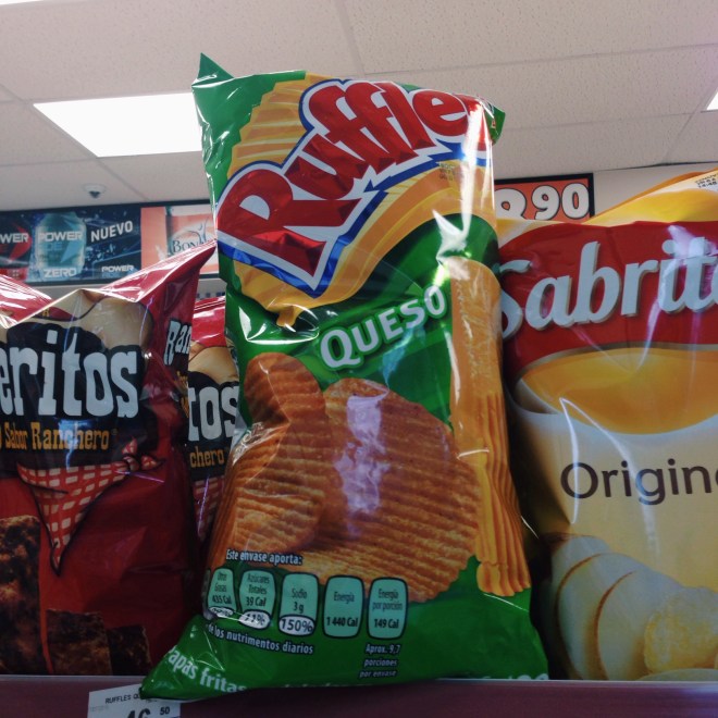 bag of cheese ruffles