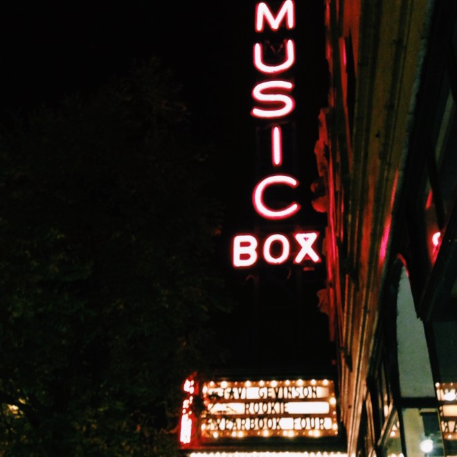music box neon sign