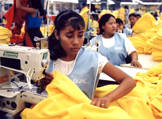 sweatshop factory