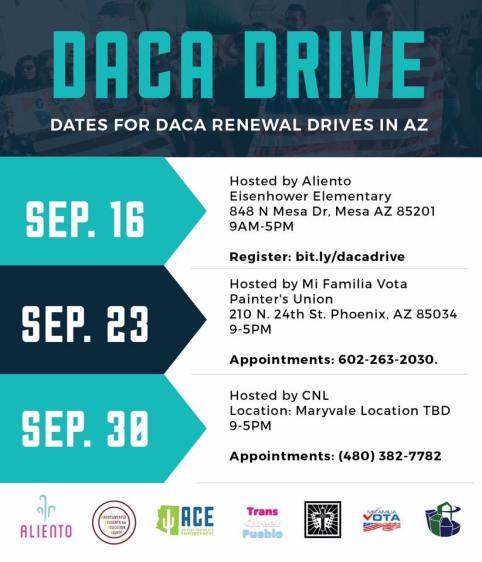 AZ DACA Renewal Drives